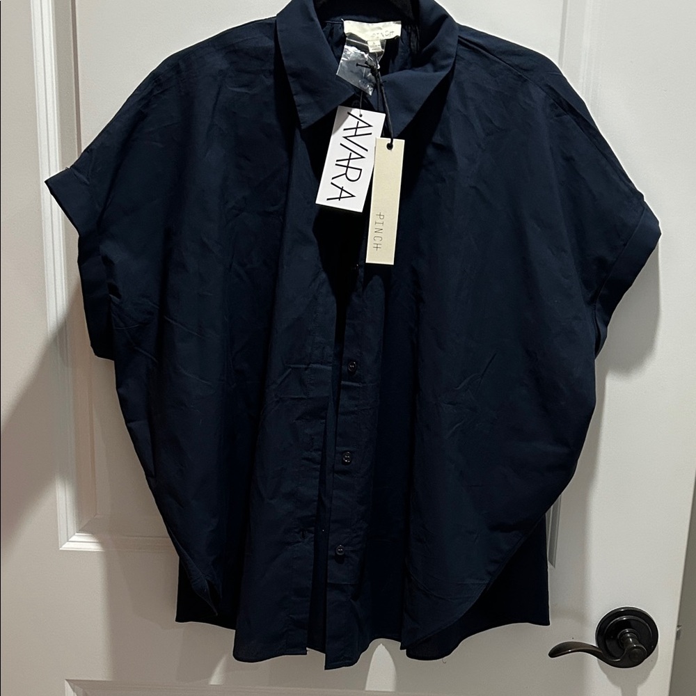 Pinch Navy Blue Blouse